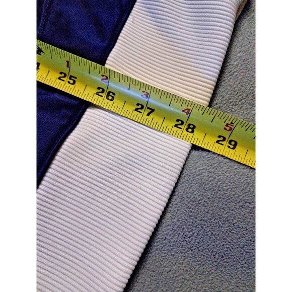 Under Armour Men’s Blue LG White Full-Zip Track Jacket Activewear - Picture 13 of 13